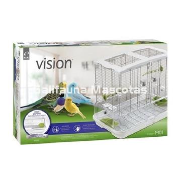Jaula VISION. Modelo M01 de 61 x 38 x 52 cm. "La jaula mas limpia del mercado" - Imagen 2