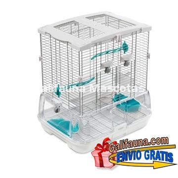 Jaula VISION. Modelo S01 de 45,5 x 35,5 x 50 cm. "La jaula mas limpia del mercado" - Imagen 1