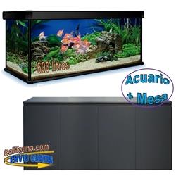 KIT ACUARIO de 600 litros AQUALUXPRO + MESA con filtro exterior - Imagen 2