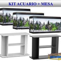 KIT ACUARIO FLUVAL ROMA 200 LED + MESA MODELO LIBRERÍA. - Imagen 1