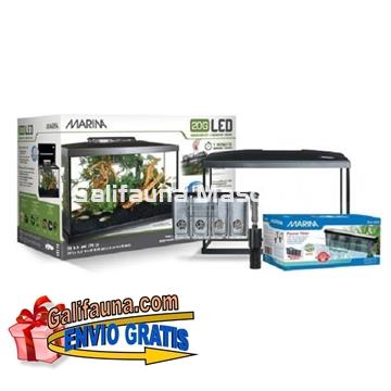 Kit acuario MARINA LED de 75 litros. - Imagen 1