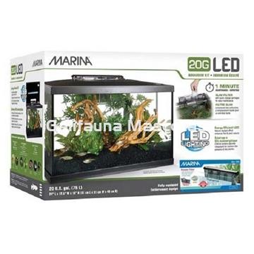 Kit acuario MARINA LED de 75 litros. - Imagen 2