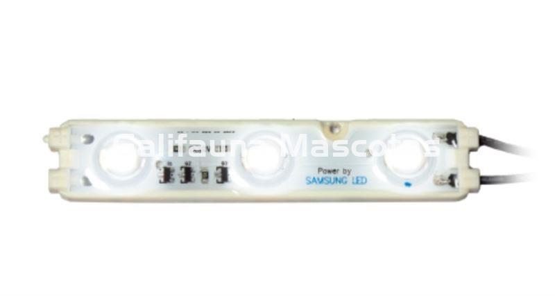 Kit mini tira 3 leds Blanca en carcasa de aluminio ICA. - Imagen 1