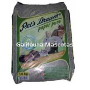 Litter de papel recliclado para gatos, roedores y aves - Imagen 1