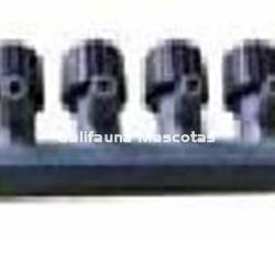 Llave de paso múltiple para regular caudal de aire. 2, 3 o 5 salidas. - Imagen 1