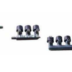 Llave de paso múltiple para regular caudal de aire. 2, 3 o 5 salidas. - Imagen 2