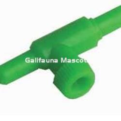 Llave de paso sencilla para regular caudal en el tubo de aire. - Imagen 1