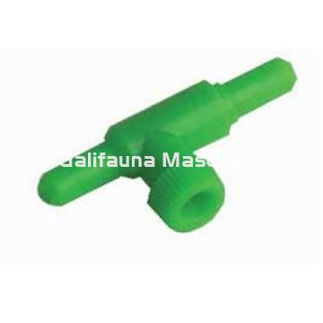 Llave de paso sencilla para regular caudal en el tubo de aire. - Imagen 1