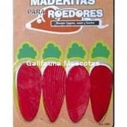 Maderitas masticables para roedores. 1 blister. - Imagen 1