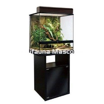 Mesa con puerta de cristal para Terrarios EXO TERRA. Mueble terrarios de 60.5 x 46.5 x 70.5 cm. - Imagen 2