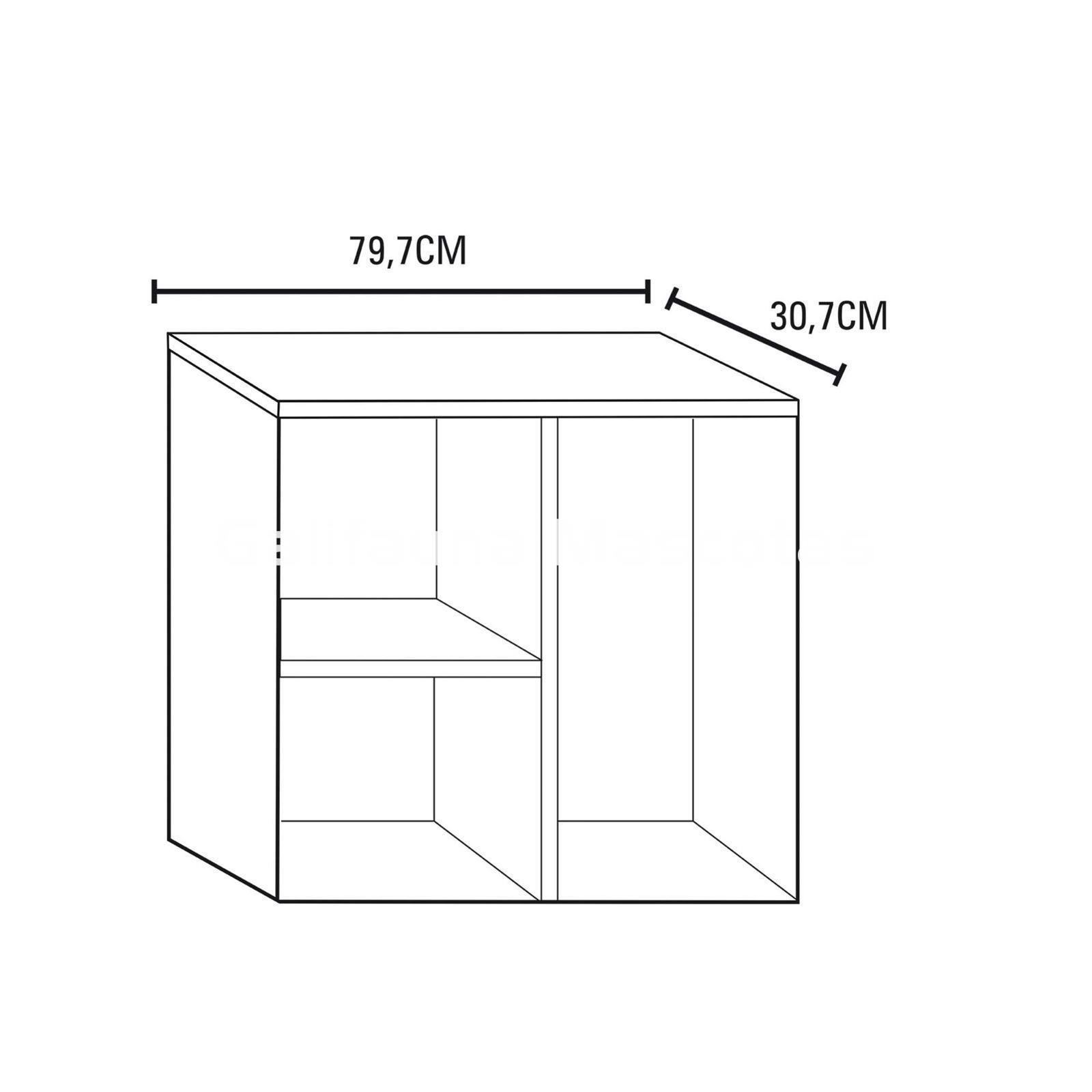 Mesa de acuario de   79.7 x 30,7 cm  en varios colores.  Mueble para acuario. - Imagen 3
