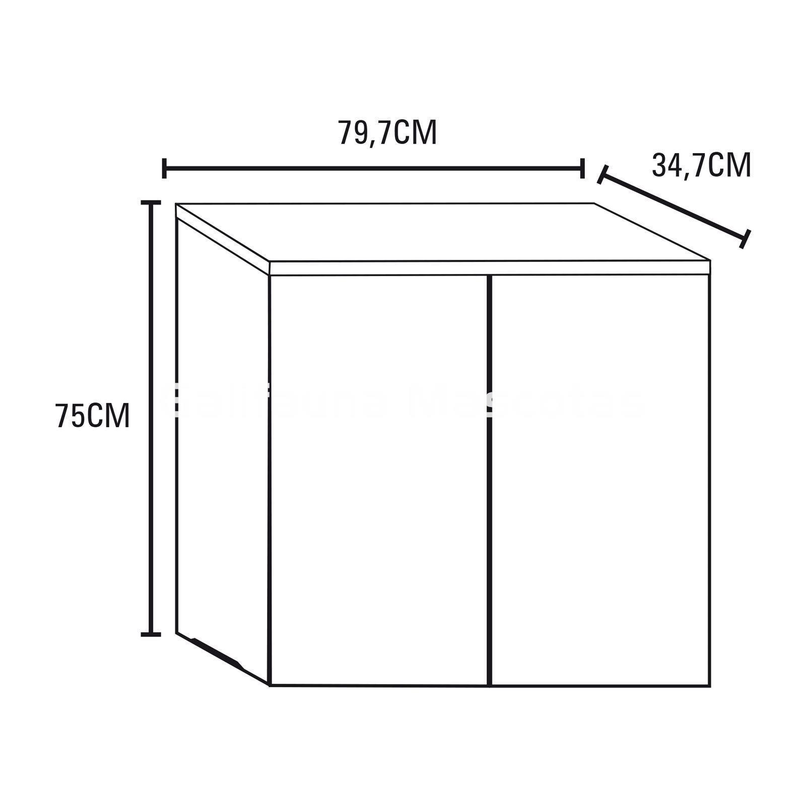Mesa de acuario de   79.7 x 34,7 cm en varios colores.  Mueble para acuario. - Imagen 4