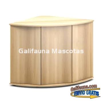 Mesa esquinera Juwel TRIGON de 70x70x98 y altura 73 cm. Mueble en esquina de 90 grados. - Imagen 2