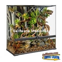 Paludario de cristal Exoterra. Fondo impermeable extra profundo especial. - Imagen 2