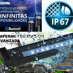 PANTALLA LED BLUETOOTH FLUVAL AQUASKY LED. Conexión APP Fluval y Brazos extensibles. - Imagen 2