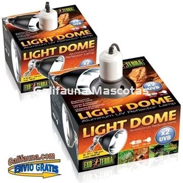 Pantalla para terrarios PORTALÁMPARAS DOMO de EXO TERRA. Foco para terrarios LIGHT DOME. - Imagen 2