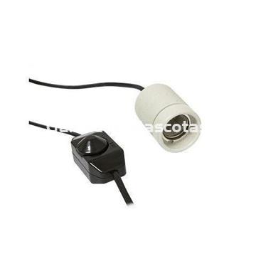 Portalámparas cerámico REGULABLE para terrarios. - Imagen 1