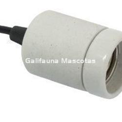 Portalámparas cerámico REGULABLE para terrarios. - Imagen 2