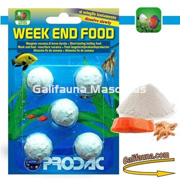 PRODAC Week end food. Alimento de fin de semana para peces. Hasta 5 dias. - Imagen 1