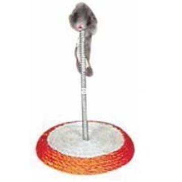 Rascador para gato. Md. Base con muelle y ratón. - Imagen 1