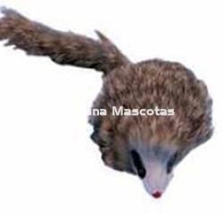 Raton con pelo. Juguete para gato. - Imagen 1