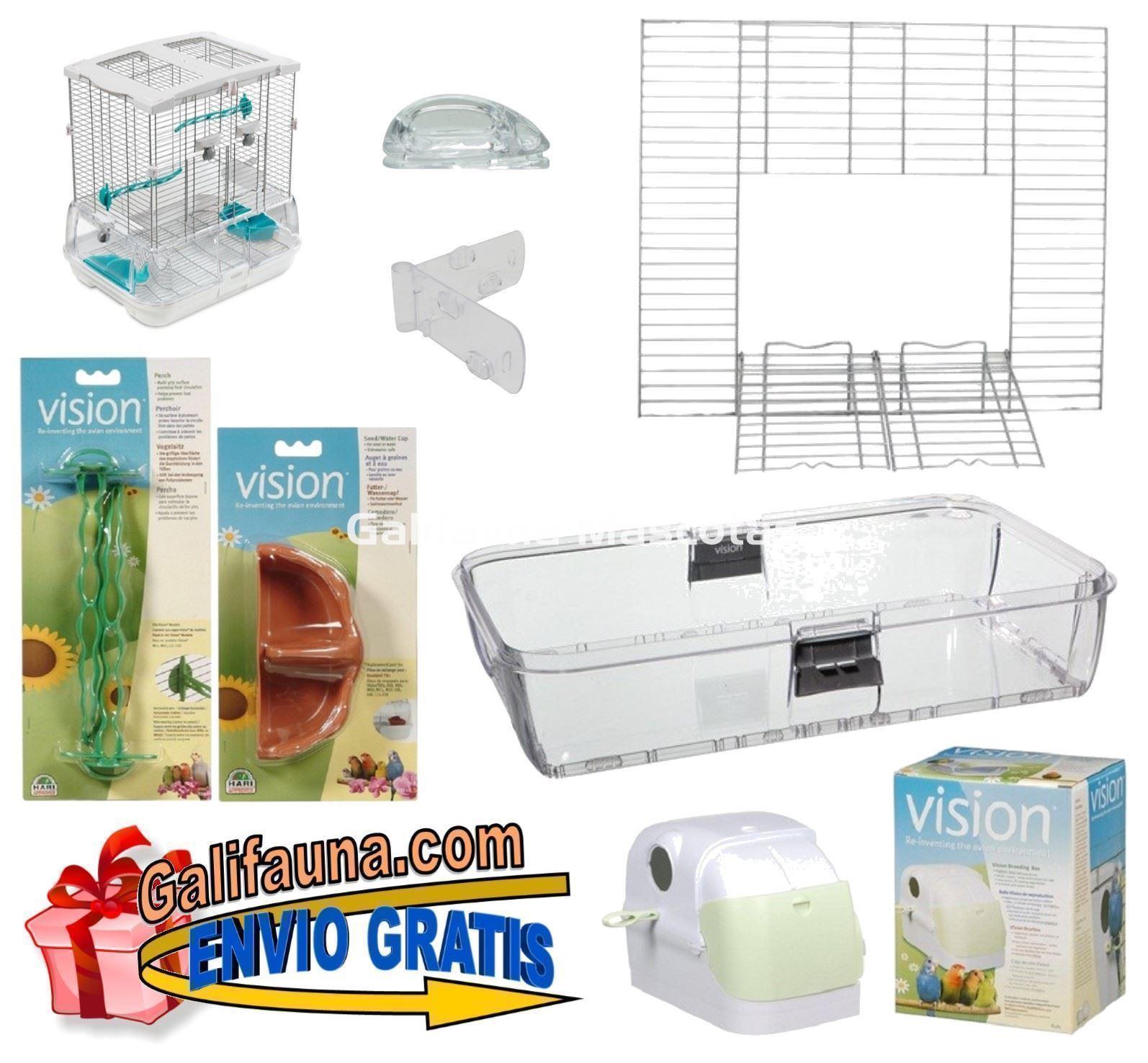 REPUESTOS y ACCESORIOS para jaulas Vision. - Imagen 1