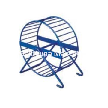 Rueda para hamster de metal. 13 cm. con soporte. - Imagen 2