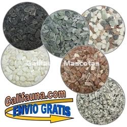 Saco 5 kg de Grava Natural de 6-8 mm. Varios colores. - Imagen 1