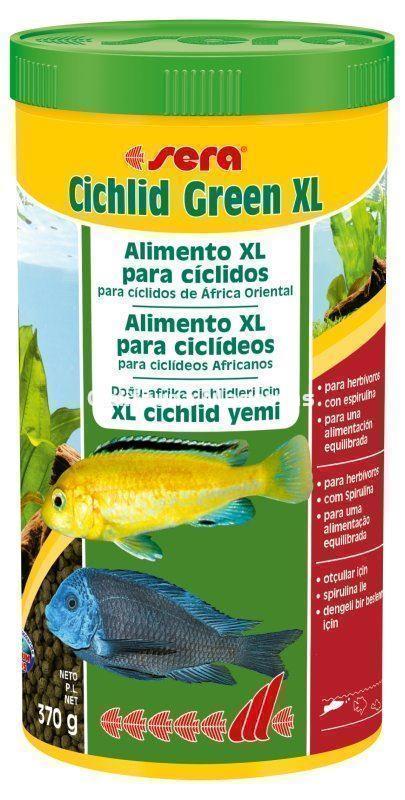 SERA Cichlid Green XL  - Alimento para grandes ciclidos herbívoros. - Imagen 4