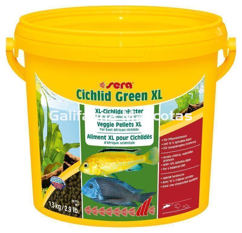 SERA Cichlid Green XL  - Alimento para grandes ciclidos herbívoros. - Imagen 5