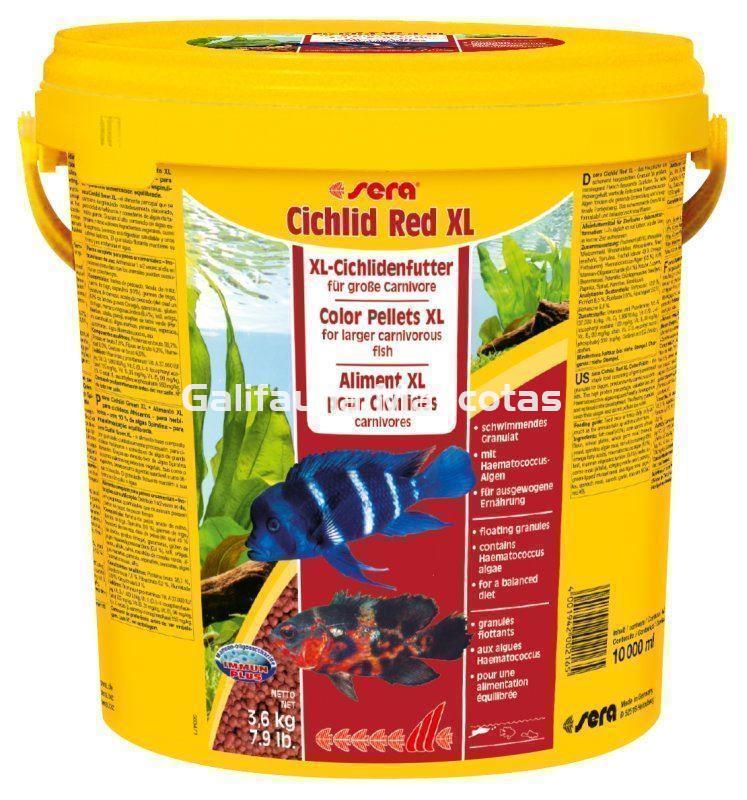 SERA Cichlid Red XL  - Alimento para grandes ciclidos carnívoros. - Imagen 7