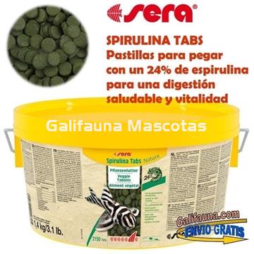SERA Espirulina Tabs. BOTE GIGANTE. Espirulina en tabletas. Aporte vegetal. - Imagen 1