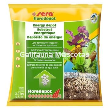 SERA Floredepot 2,4 kg. Sustrato - abono, para aquarios - Imagen 2