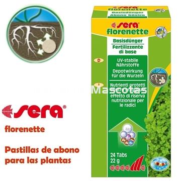 SERA florenette 24 tab. Abono para plantas - Imagen 1