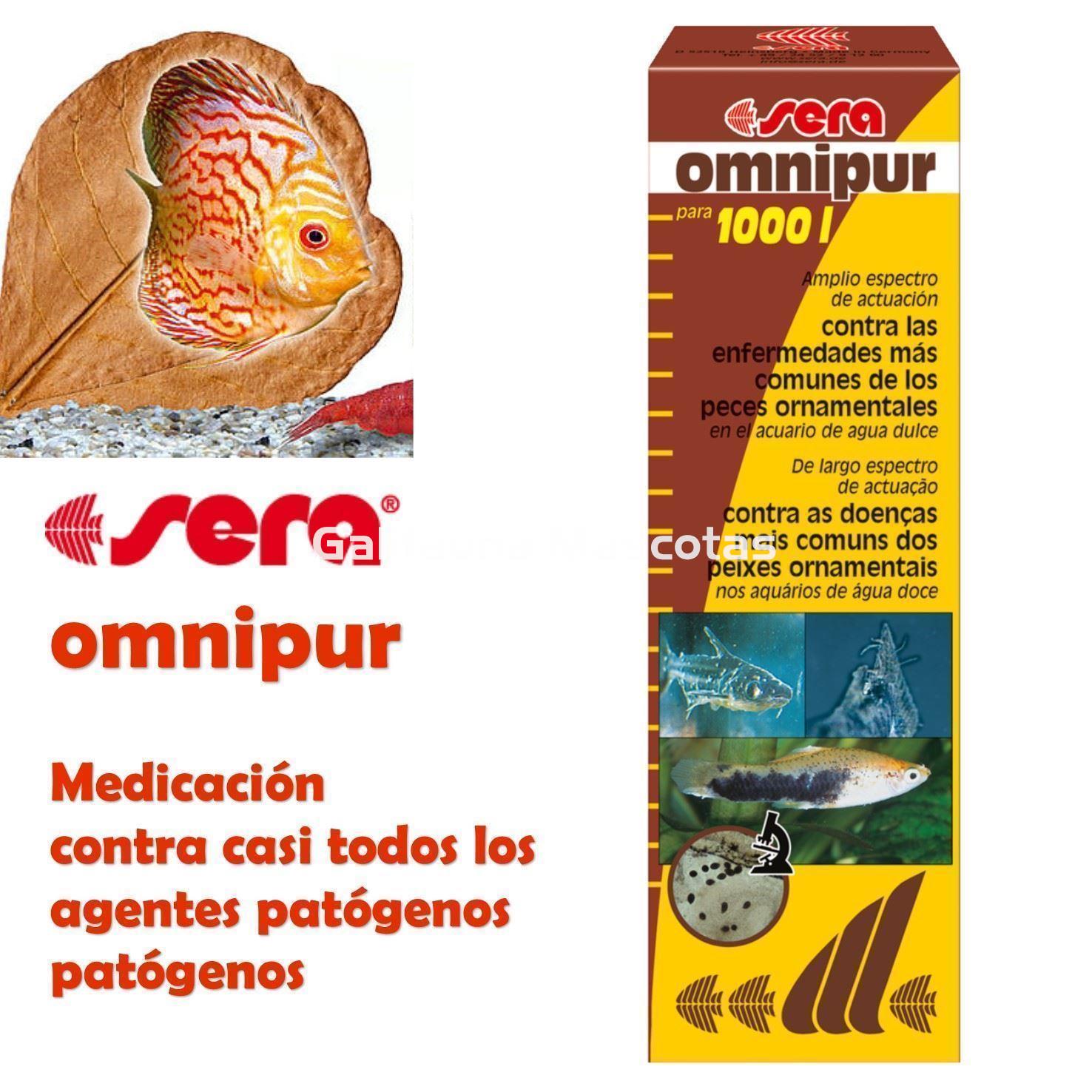 SERA Omnipur 50 ml. Medicación general para los peces - Imagen 1