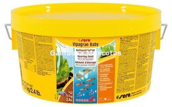 SERA Vigapran baby  1.1 kg. Alimento granulado para crías de peces. - Imagen 3