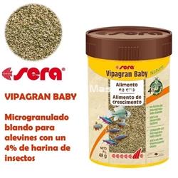 SERA Vigapran baby 100 ml. Alimento granulado para crías de peces. - Imagen 1