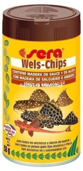 Sera  Wels-Chips 100 ml. Para siluros raspadores. - Imagen 3