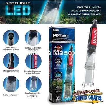 SIFÓN automático ASPIRADORA PROVAC FLUVAL. Alta potencia. Con iluminación LED. - Imagen 2