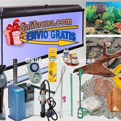 SuperKIT Acuario CLASIC LED 300 Litros con todo lo necesario para su montaje y mantenimiento. - Imagen 1