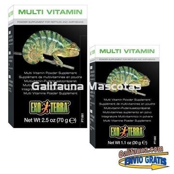 Suplemento alimenticio MULTIVITAMÍNICO EXO TERRA para reptiles en terrario. - Imagen 2