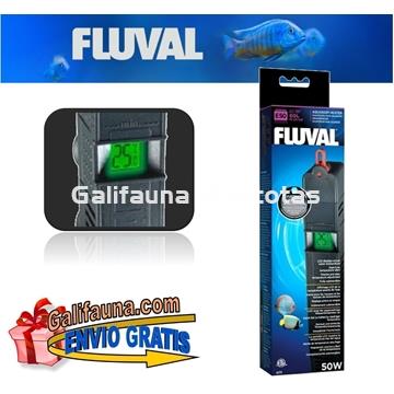 Termo calentador Electrónico FLUVAL E. Con carcasa irrompible. Desde 50 a 300 W. - Imagen 1