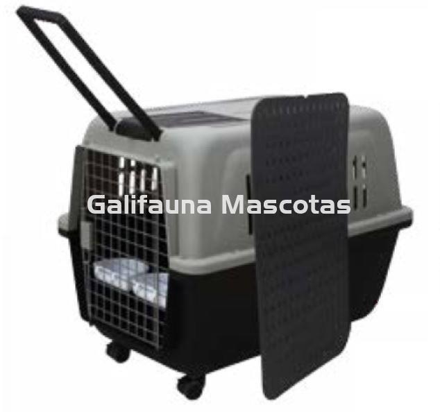 Transportin Alpha Dog + Regalo Comedero-bebedero.  Especial para los viajes de nuestro perro o gato. - Imagen 1