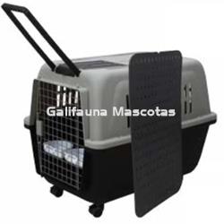 Transportin Alpha Dog + Regalo Comedero-bebedero.  Especial para los viajes de nuestro perro o gato. - Imagen 1