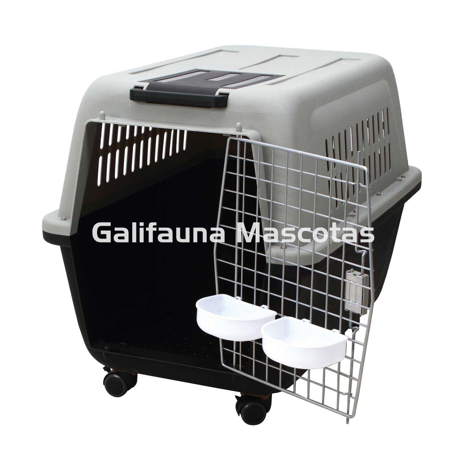 Transportin Alpha Dog + Regalo Comedero-bebedero.  Especial para los viajes de nuestro perro o gato. - Imagen 4