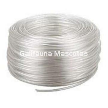 Tubo Atóxico de silicona para aireador / compresor. 1 metro. - Imagen 1